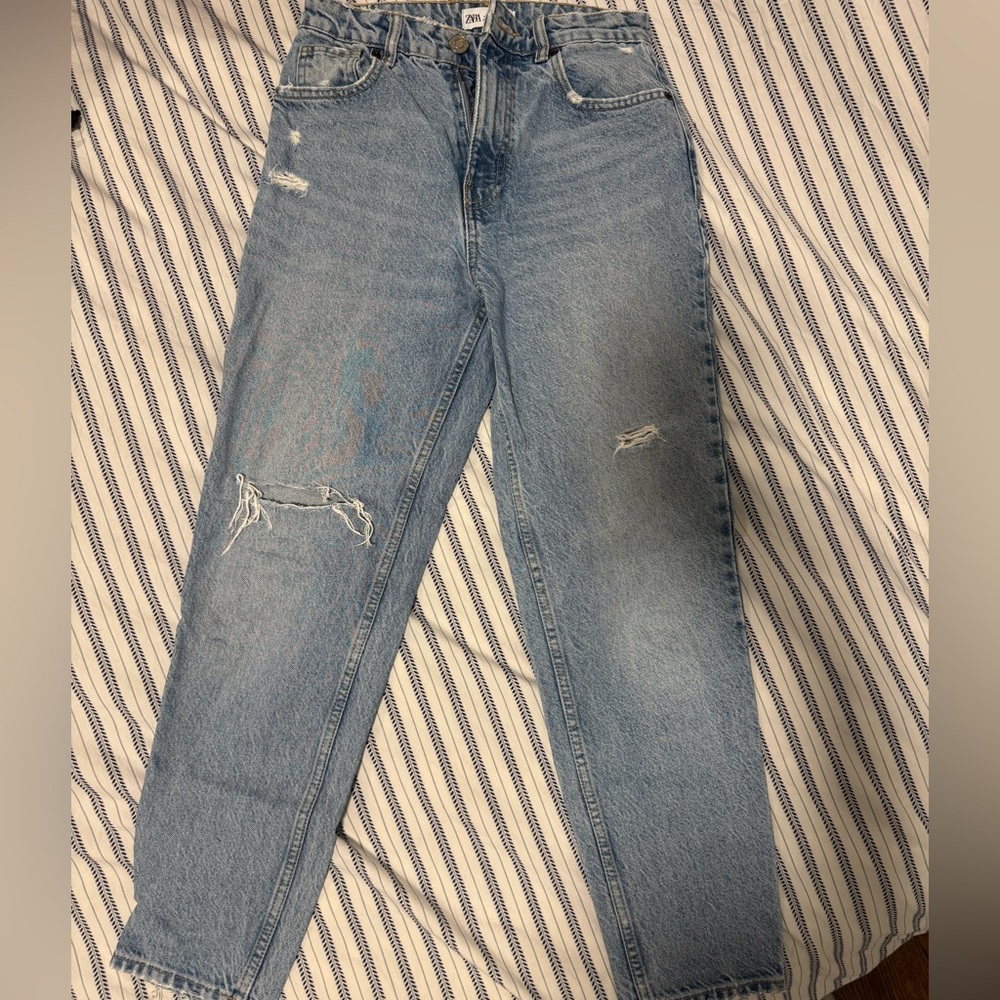 Zara high rise jeans